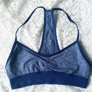 VS Pink dark blue sleep bra